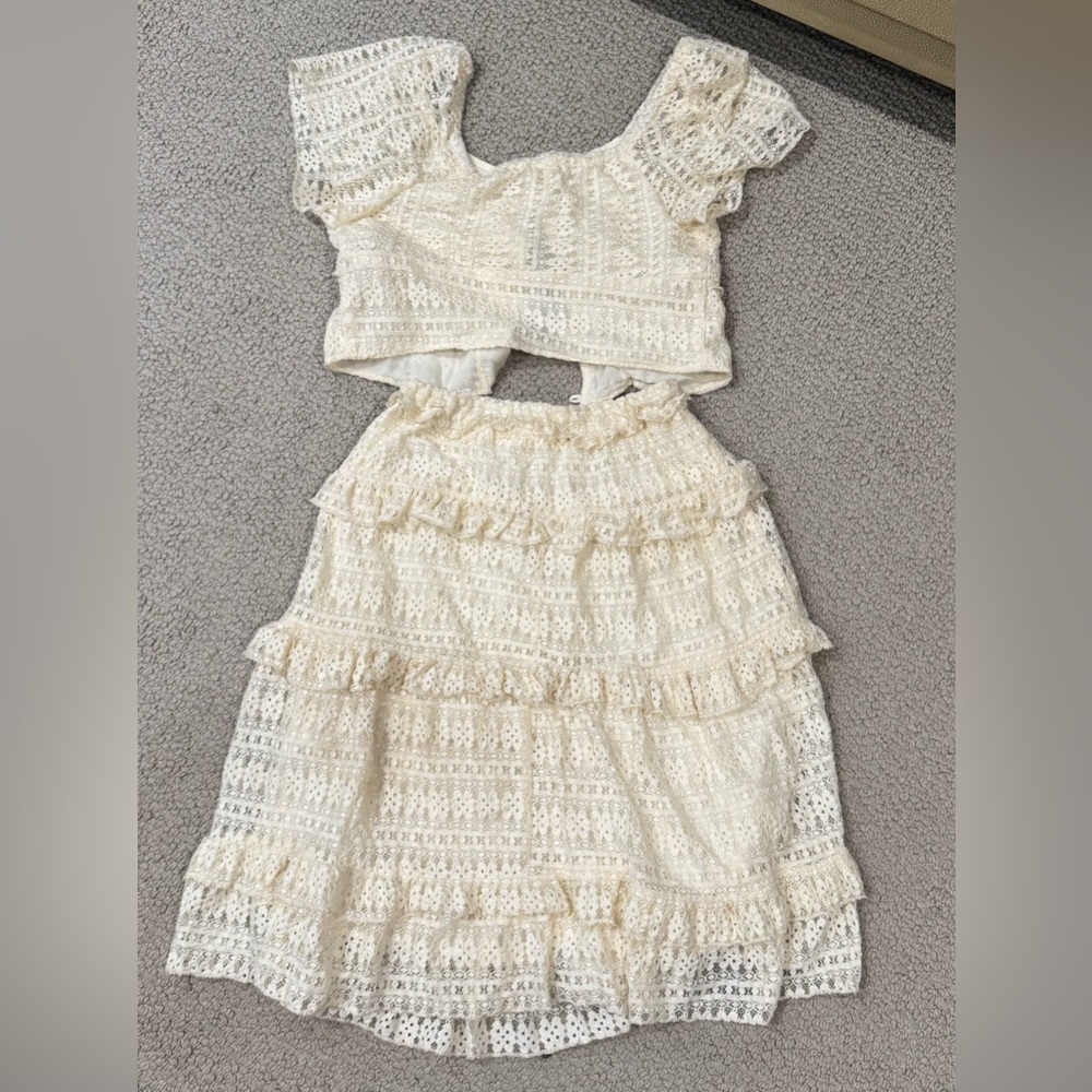 Zara Kids Cream Kids Matching Set - Picture 4 of 4